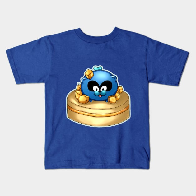 Poku~MangoCheesecake Kids T-Shirt by LinYue